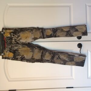 Black premium men's skinny flex jeans